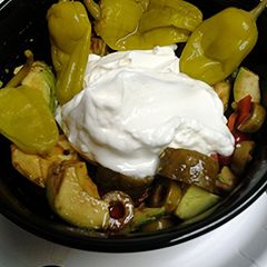 A picture of The mix.