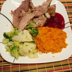 A picture of Pork Shoulder Slow Cooked.