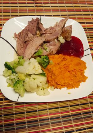 A picture of Pork Shoulder Slow Cooked.