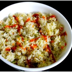 A picture of Egg Fried Rice Indian Style.