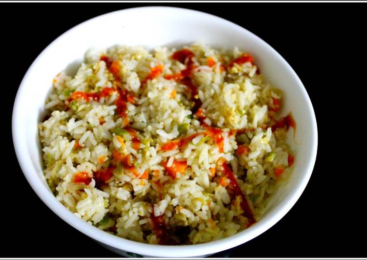 Egg Fried Rice Indian Style