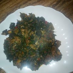 A picture of Vegetable soup.