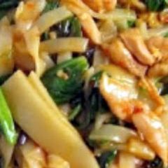 A picture of fire noodles.