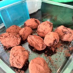 A picture of Super easy truffes au chocolat.