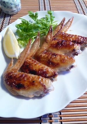 A picture of Thai-Style Baked Chicken with Fish Sauce.