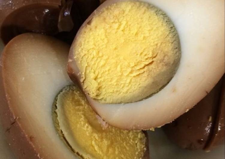 Telur Masak Coklat