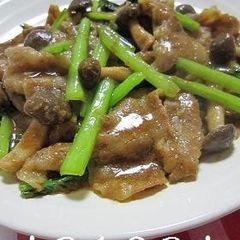 A picture of Pork and Sesame Oyster Sauce Stir-fry.