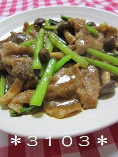 A picture of Pork and Sesame Oyster Sauce Stir-fry.