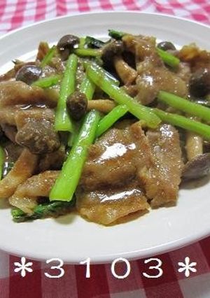A picture of Pork and Sesame Oyster Sauce Stir-fry.