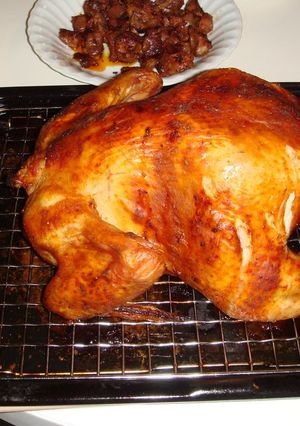 A picture of Peruvian Style Roast Chicken.
