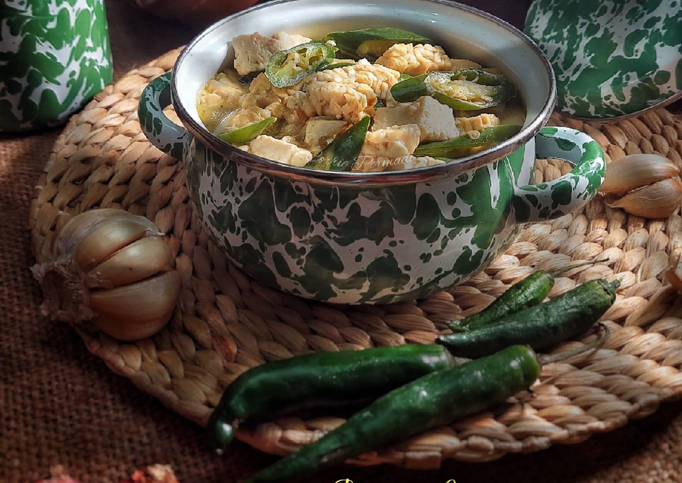 Jangan Lombok (Sayur Tahu Tempe Cabe Hijau)