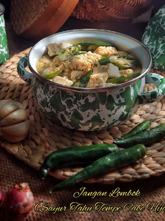 Foto resep Jangan Lombok (Sayur Tahu Tempe Cabe Hijau)