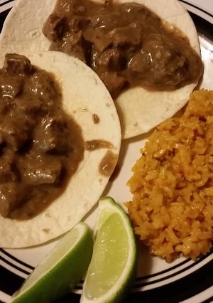 A picture of Slow Cooked Carne Guisada.