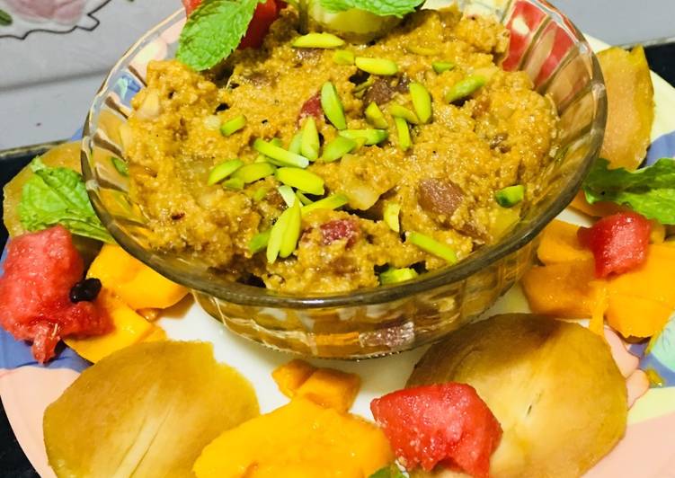 Mix fruits halwa