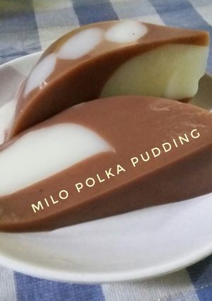 Foto resep Milo polka pudding #bikinbareng