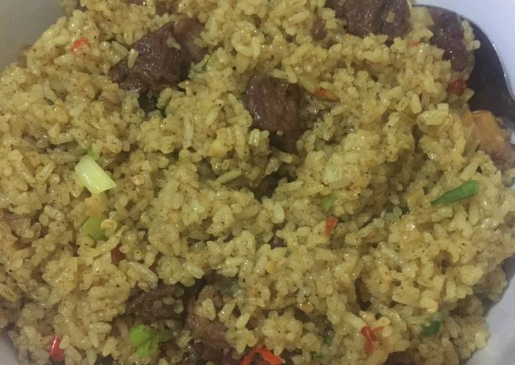 Resep Nasi goreng kambing kebuli Anti Gagal