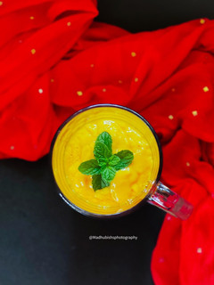A picture of Rum Mango Lassi.
