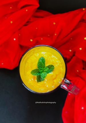 A picture of Rum Mango Lassi.