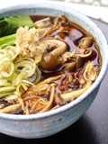 To Warm You Up! Piping Hot Ankake Mushroom Soba Noodles