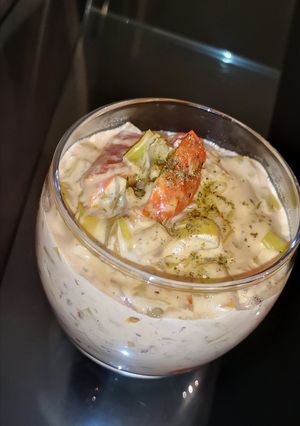 Une photo de Fondue de poireaux
