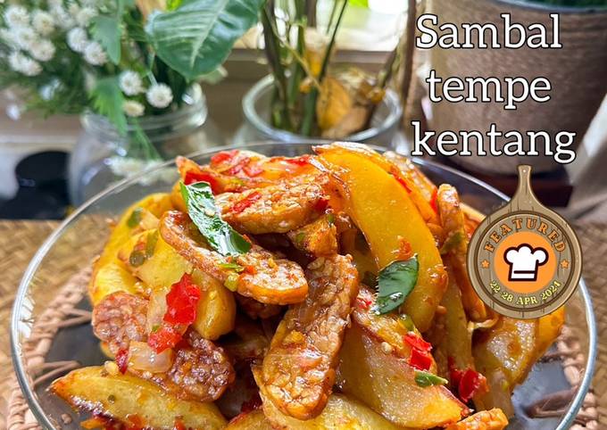 Resipi Sambal Tempe Kentang Oleh 0h Hana Cookpad