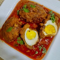 A picture of Lucknowi style Nargisi kofta.