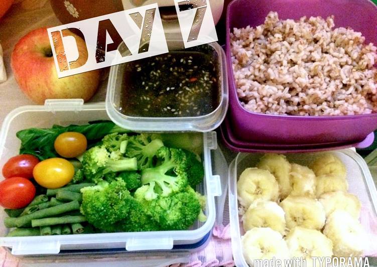 Cara Menyiapkan GM Diet day 7 - Healthy Lunch Box Super Lezat