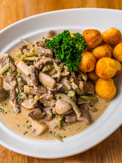 Stroganoff bélszín recept fotója