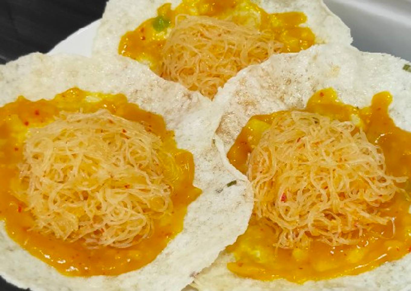 Kerupuk Mie Kuah Sate Padang (karupuak Leak)