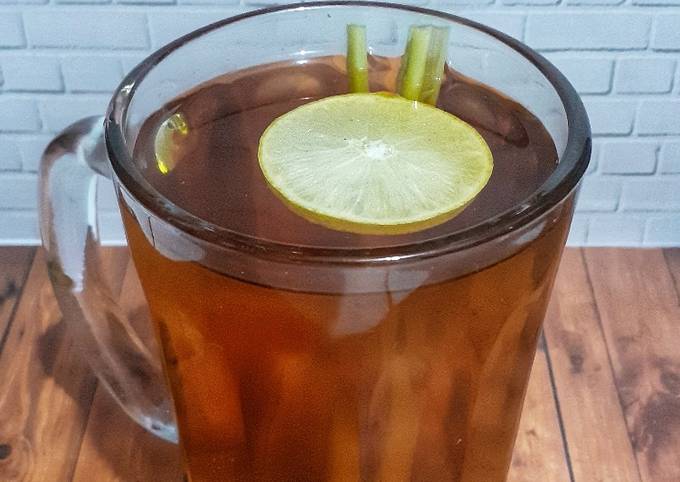 Wajib coba! Cara gampang buat Teh Sereh Madu  gurih