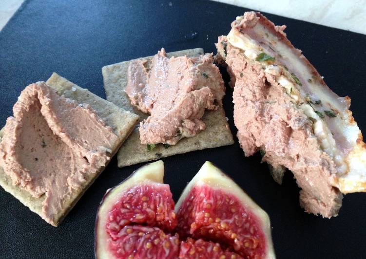 Easiest Way to Make Ultimate Chicken Liver And Brandy Pâté