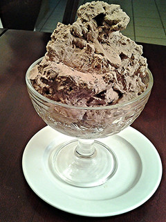 A picture of Chocolate Whipped Cream For Frosting, Topping and Dipping.