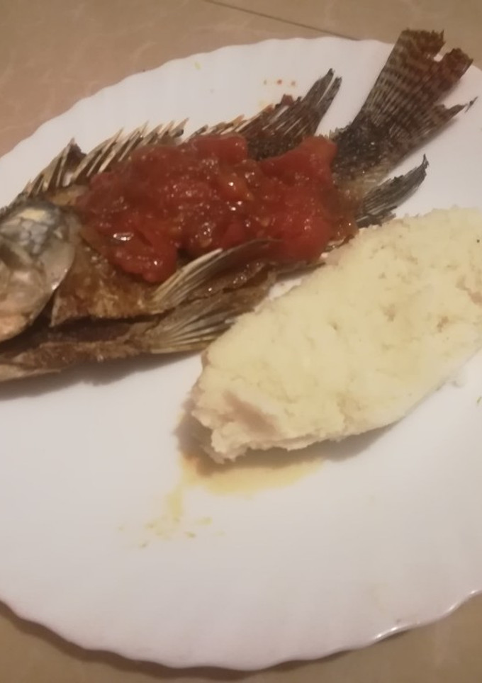A picture of Deep Fried Fish#theme challenge#.