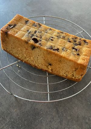 Une photo de Gâteau yaourt au citron et pépites de chocolat