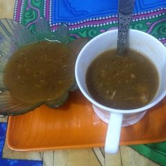 A picture of Mix veg soup.