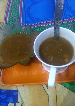 A picture of Mix veg soup.