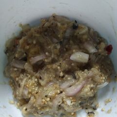 A picture of Baigan bharta.