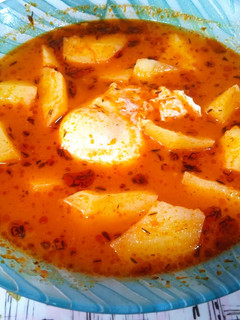 Una foto de Guiso de patatas con huevo