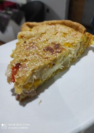 Φωτογραφία της συνταγής Τάρτα με κοτόπουλο και μπεσαμέλ