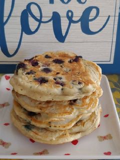 Foto resep Extra Fluffy Blueberry Pancake