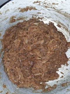 A picture of Bukayo(sweetened coconut spread).