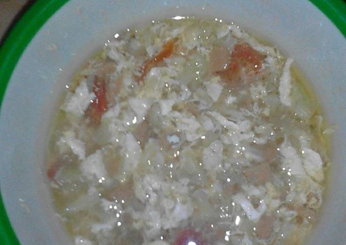 Resep: Sop telur mpasi 18m+ Farah Quinn
