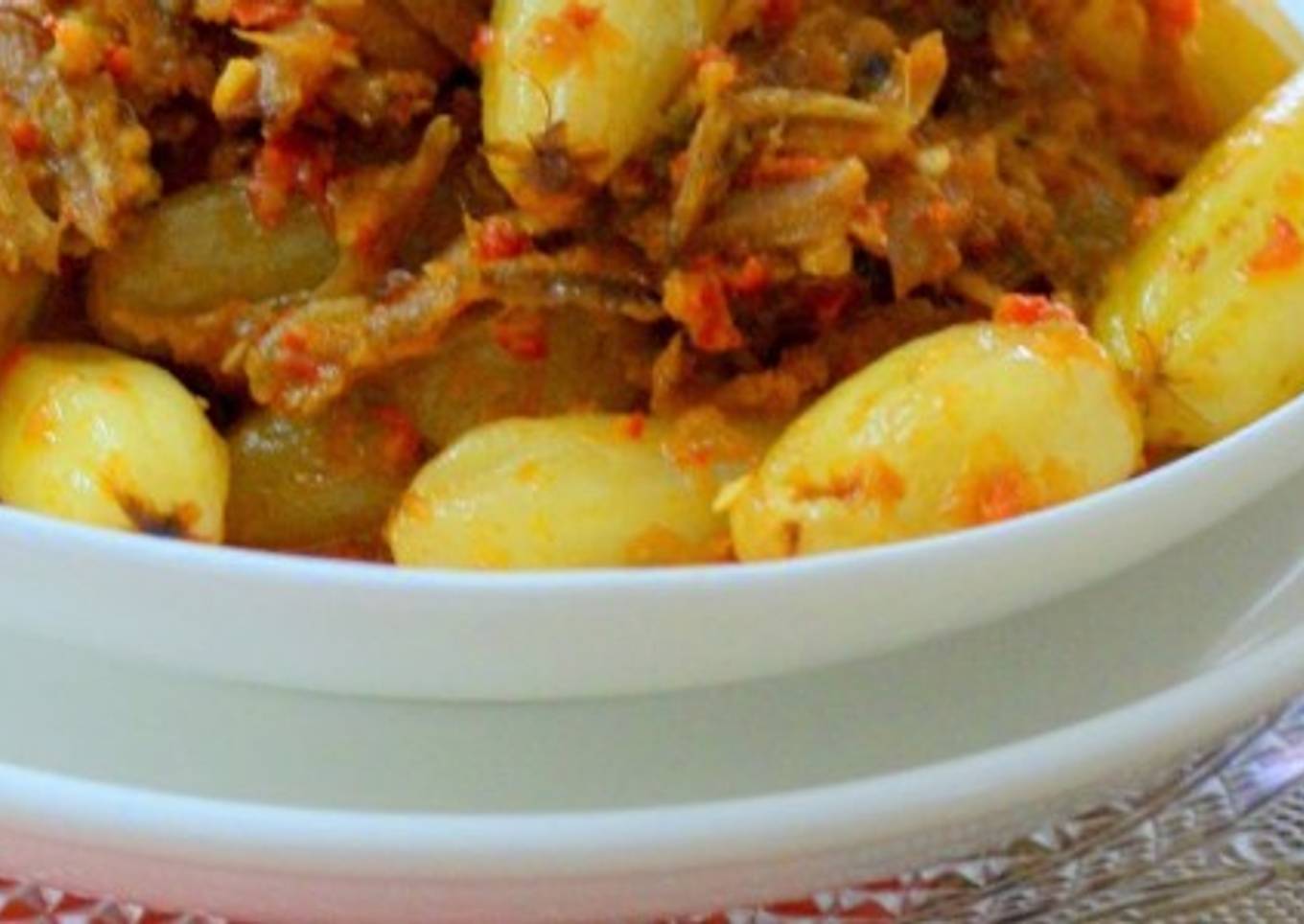 Star fruits Reed in hot sambal