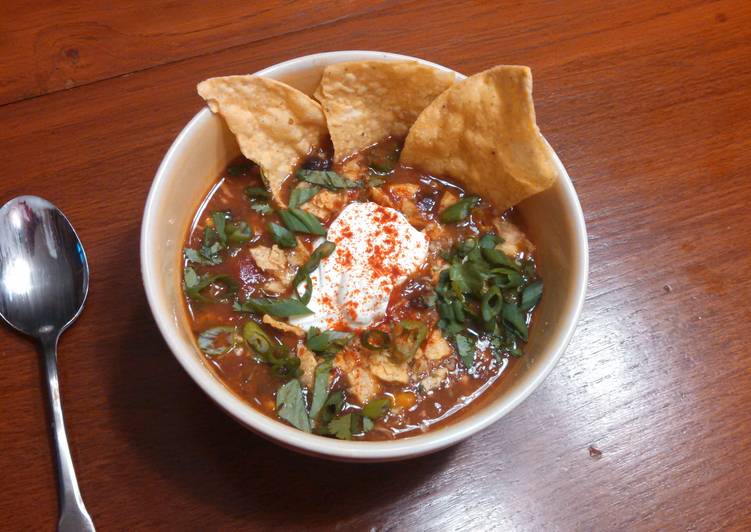 Recipe of Homemade Chicken Tortilla Soup