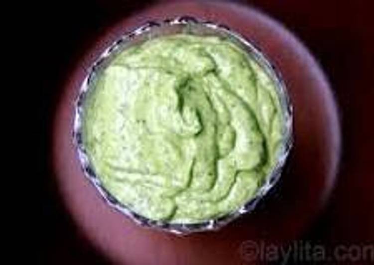 Easiest Way to Prepare Award-winning avocado sauce