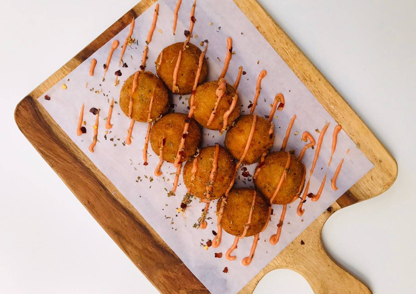 Cheese corn balls