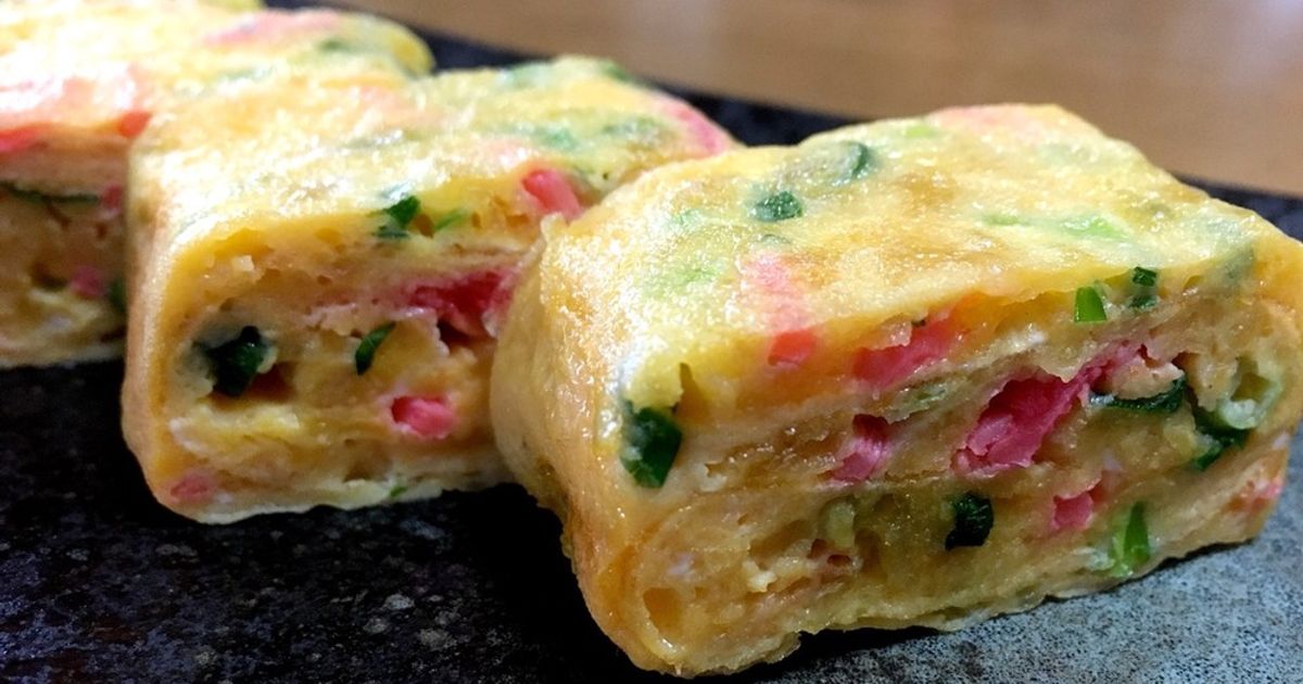 Tamagoyaki With Pickled Ginger And Scallions Recipe By Sunsunよっぴい