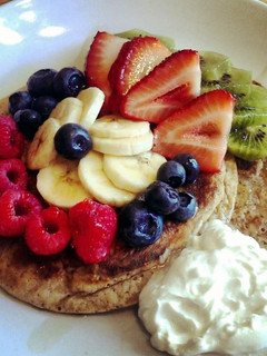 A picture of Easy Cinnamon Pancakes!.