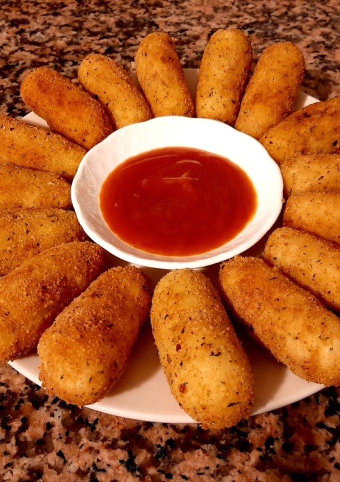 Una foto de Croquetas de patatas y arroz