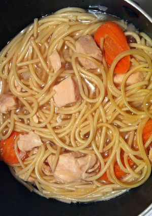 A picture of Kim's Chicken Noodle Soup.